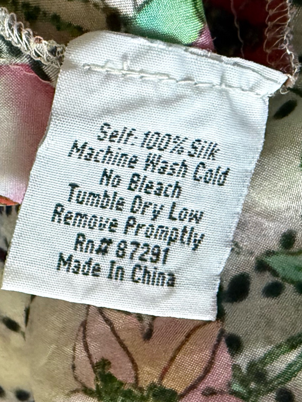 Johnny Was Silk Blouse - Picture 7 of 7